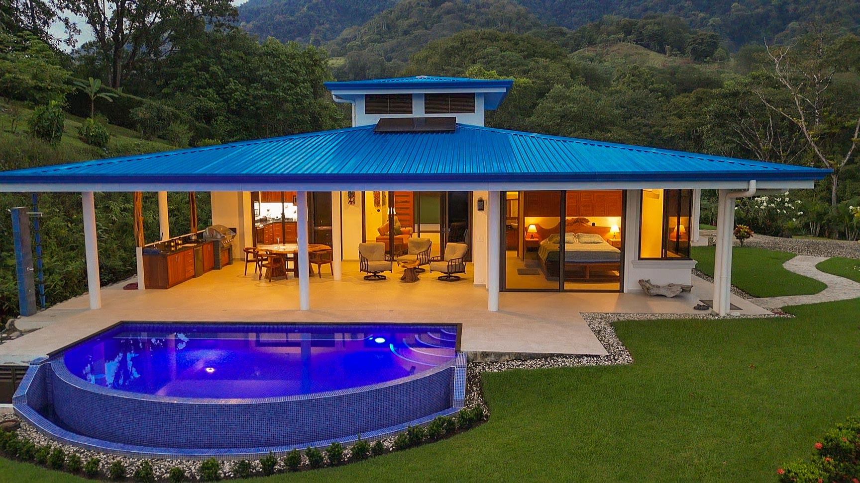 Private 2-Bedroom Hacienda with Panoramic Ocean & Mountain Views in Ojochal selected