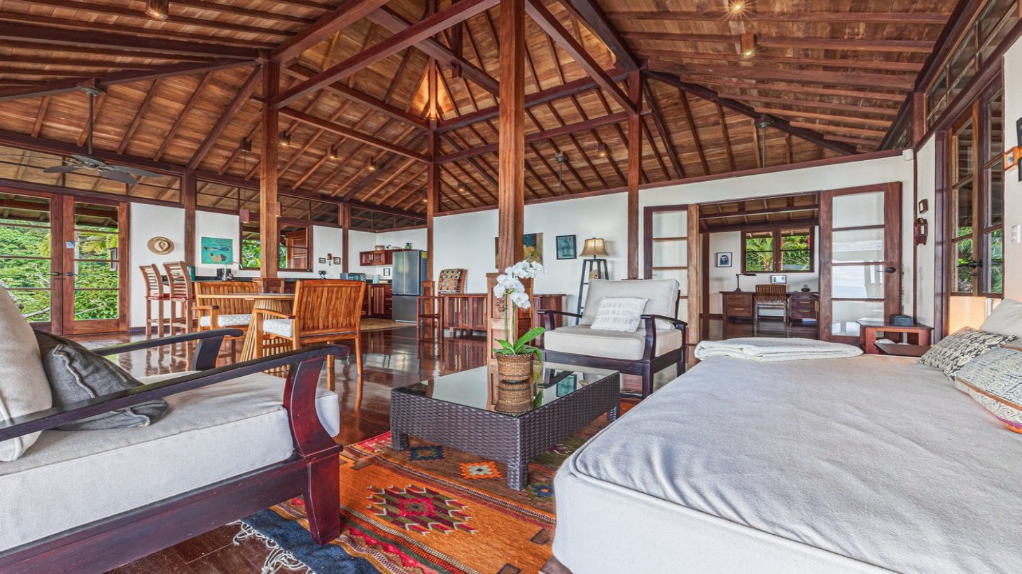 1.37 ACRES – 2 Bedroom Bali Style Home With Pool And THE BEST Ocean View  selected