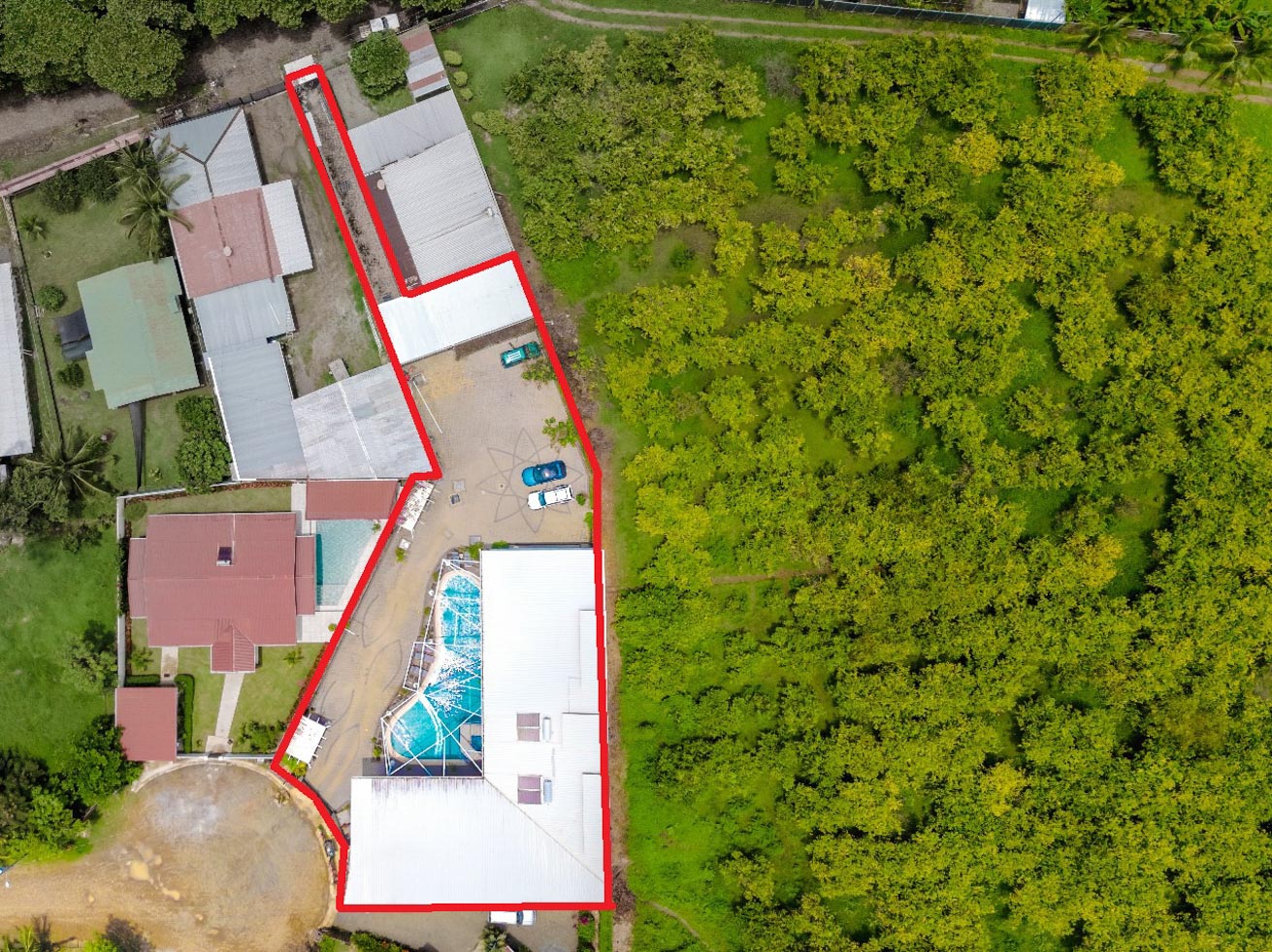 Resort-Hotel for Sale in Uvita – 12 Apartments, Private Home & Pool selected