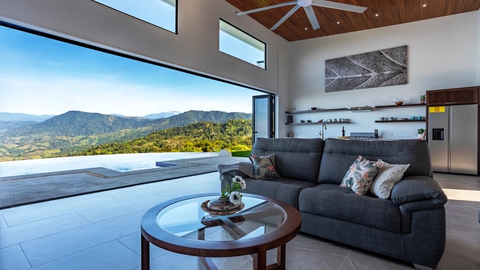 Brand New Mountain Home With Sunset Ocean Views in Tinamastes selected