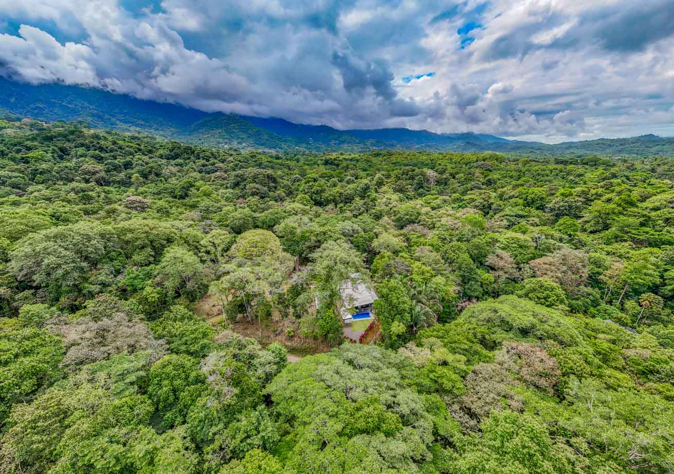 Jungle-Immersed Modern Retreat with Riverfront, Pool, and Expansion Potential in Cinco Ventanas selected