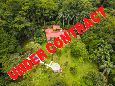 Serene Costa Rican Jungle Retreat with Waterfalls & Wildlife image 1