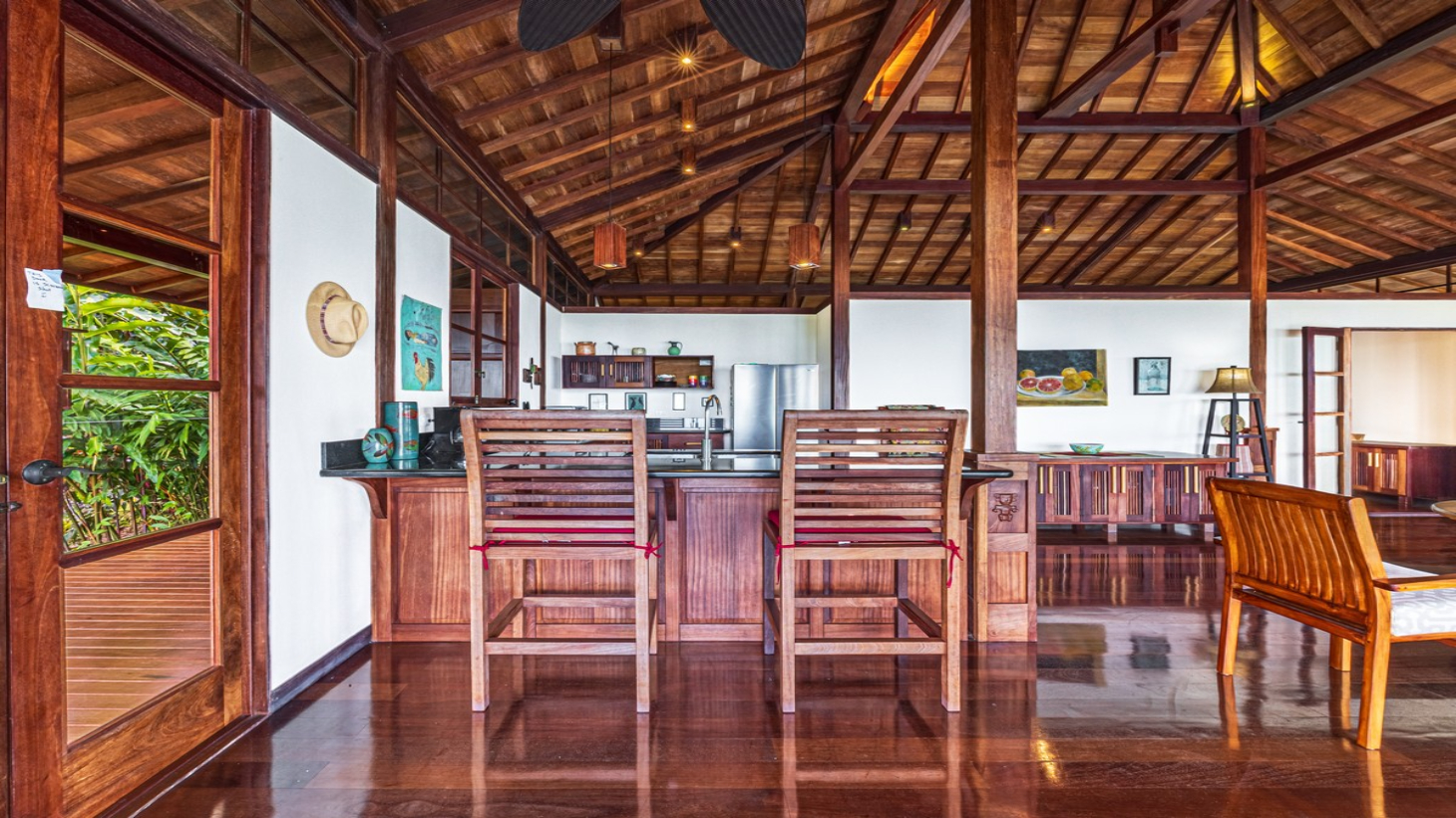 1.37 ACRES – 2 Bedroom Bali Style Home With Pool And THE BEST Ocean View  selected