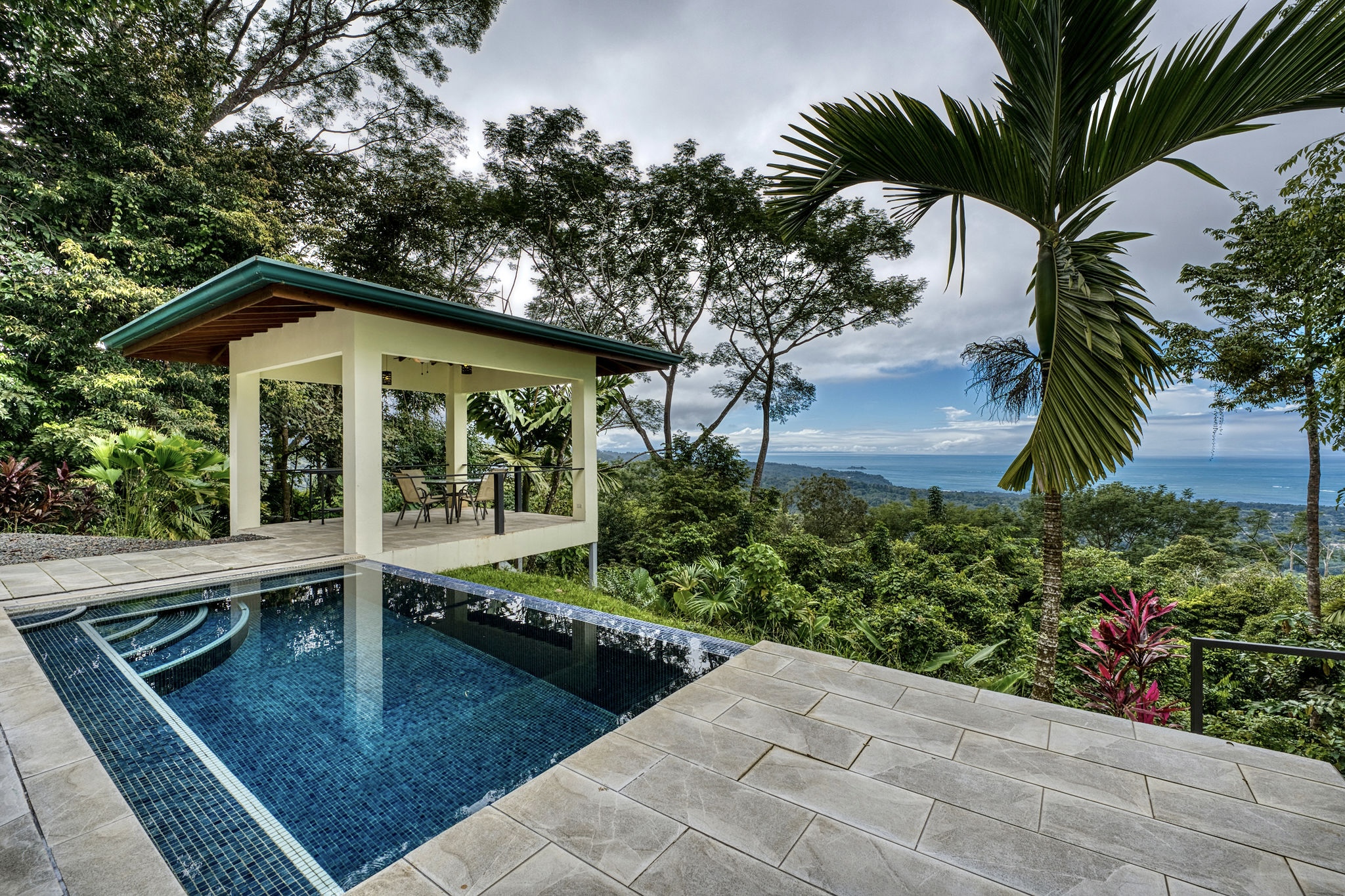 Wondrous Whale’s Tail Ocean View Home Above Uvita selected