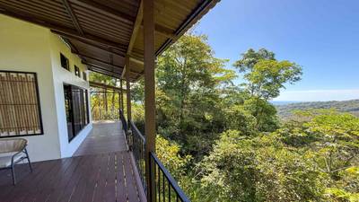 Totally Remodeled Coastal Jungle 2-Bedroom Sanctuary Home with Valley & Ocean Views in Lagunas above Dominical Costa Rica image 3