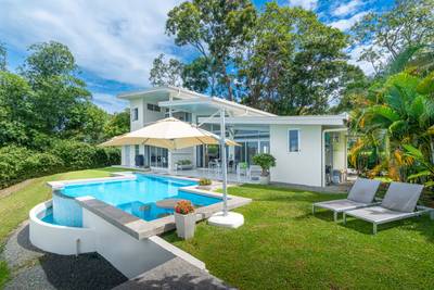  Iconic Whale’s Tail Views from a Private Oceanview Haven in the Hills of Uvita image 1