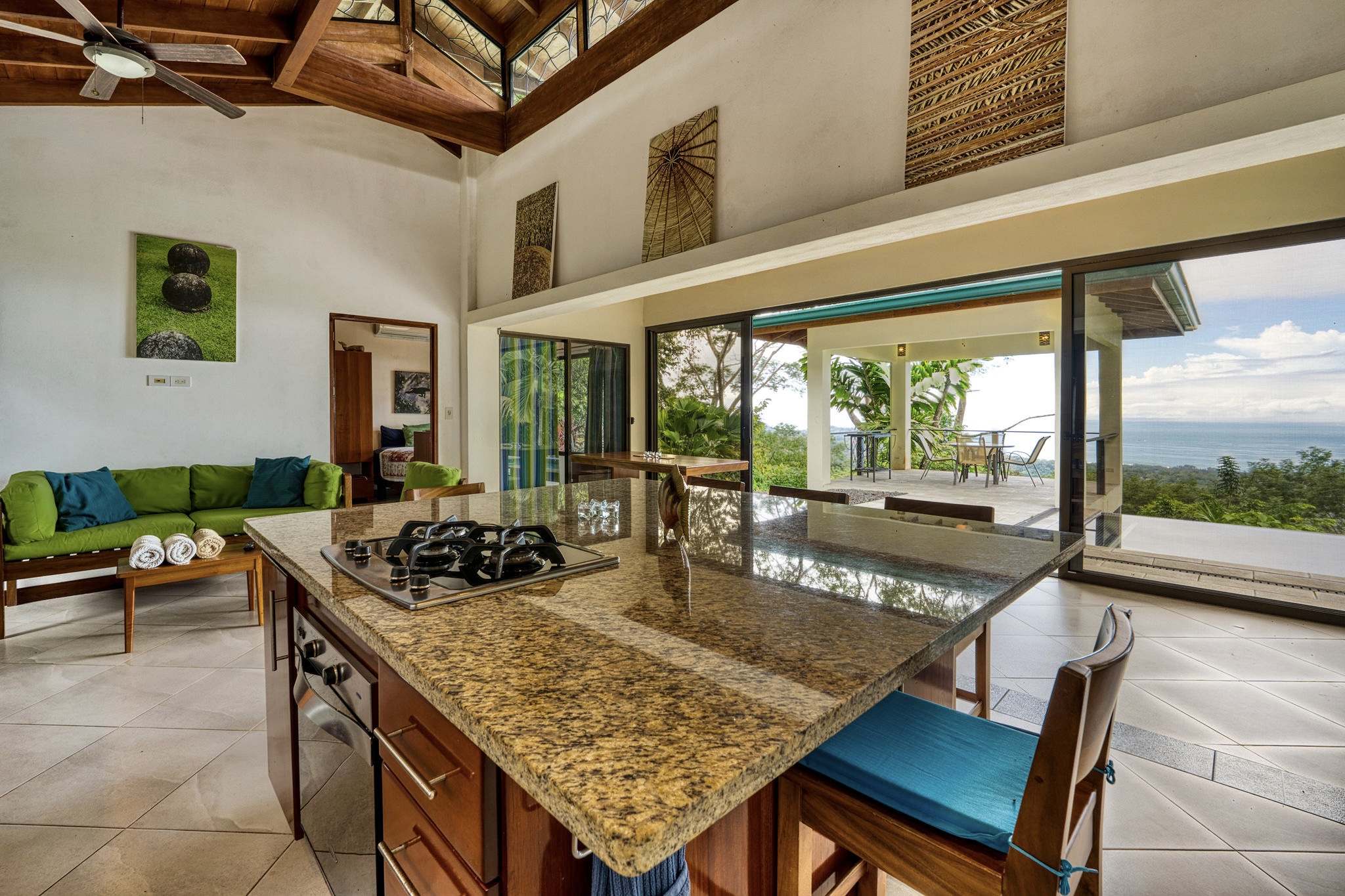 Wondrous Whale’s Tail Ocean View Home Above Uvita selected