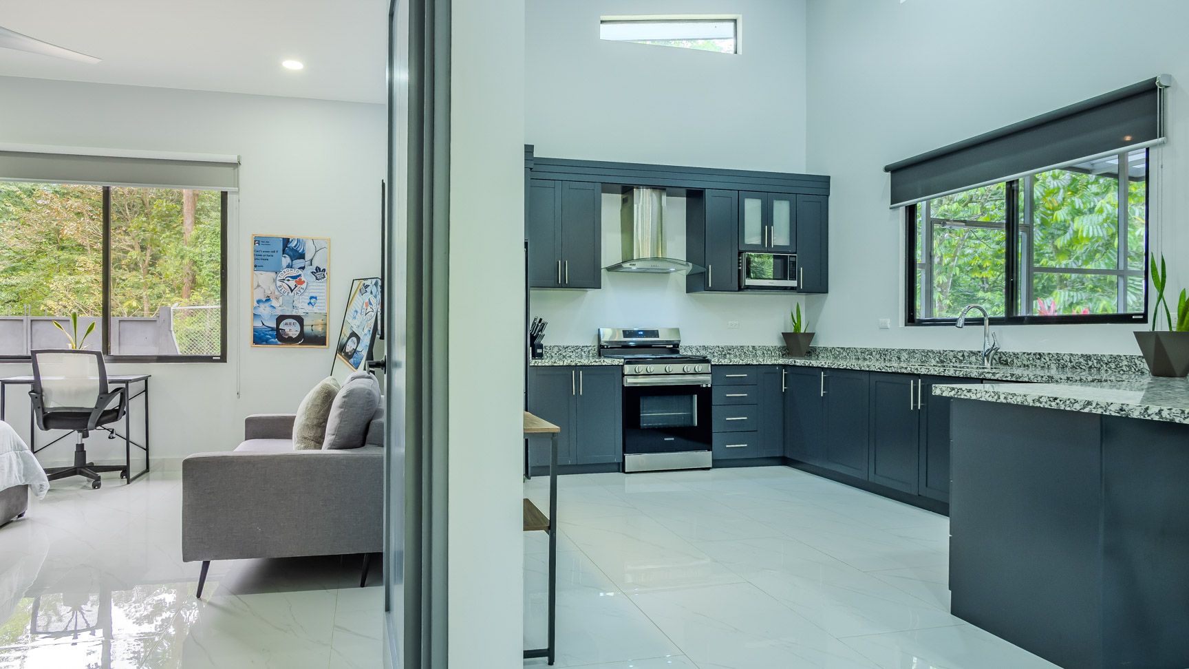 Jungle-Immersed Modern Retreat with Riverfront, Pool, and Expansion Potential in Cinco Ventanas selected