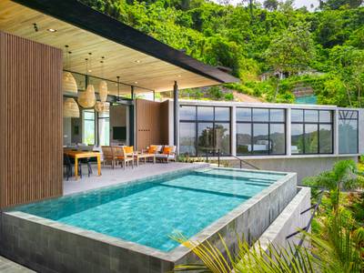 Sleek Modern Retreat with Ocean and Mountain Views in Ojochal image 1