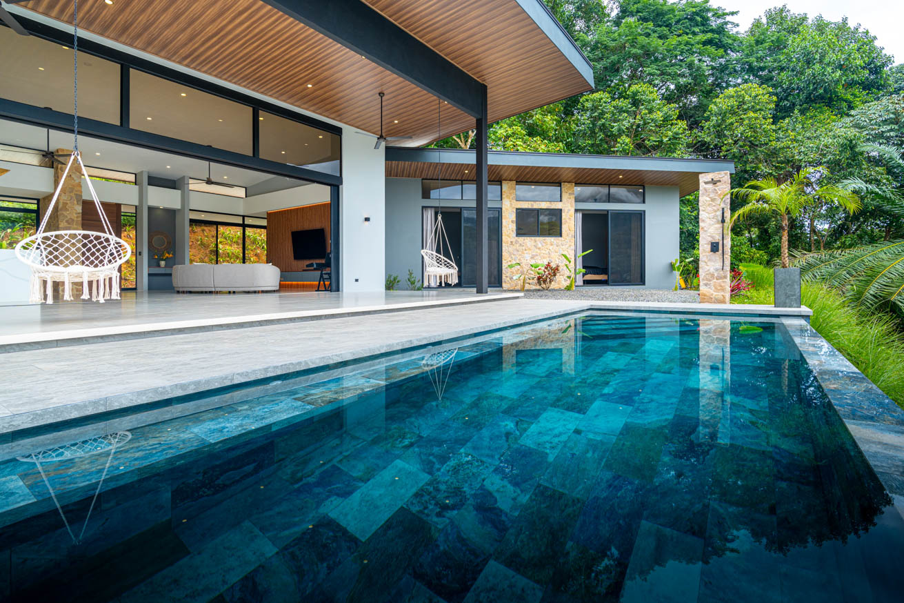 Modern Jungle Retreat with Infinity Pool and Panoramic Mountain Views in Ojochal selected