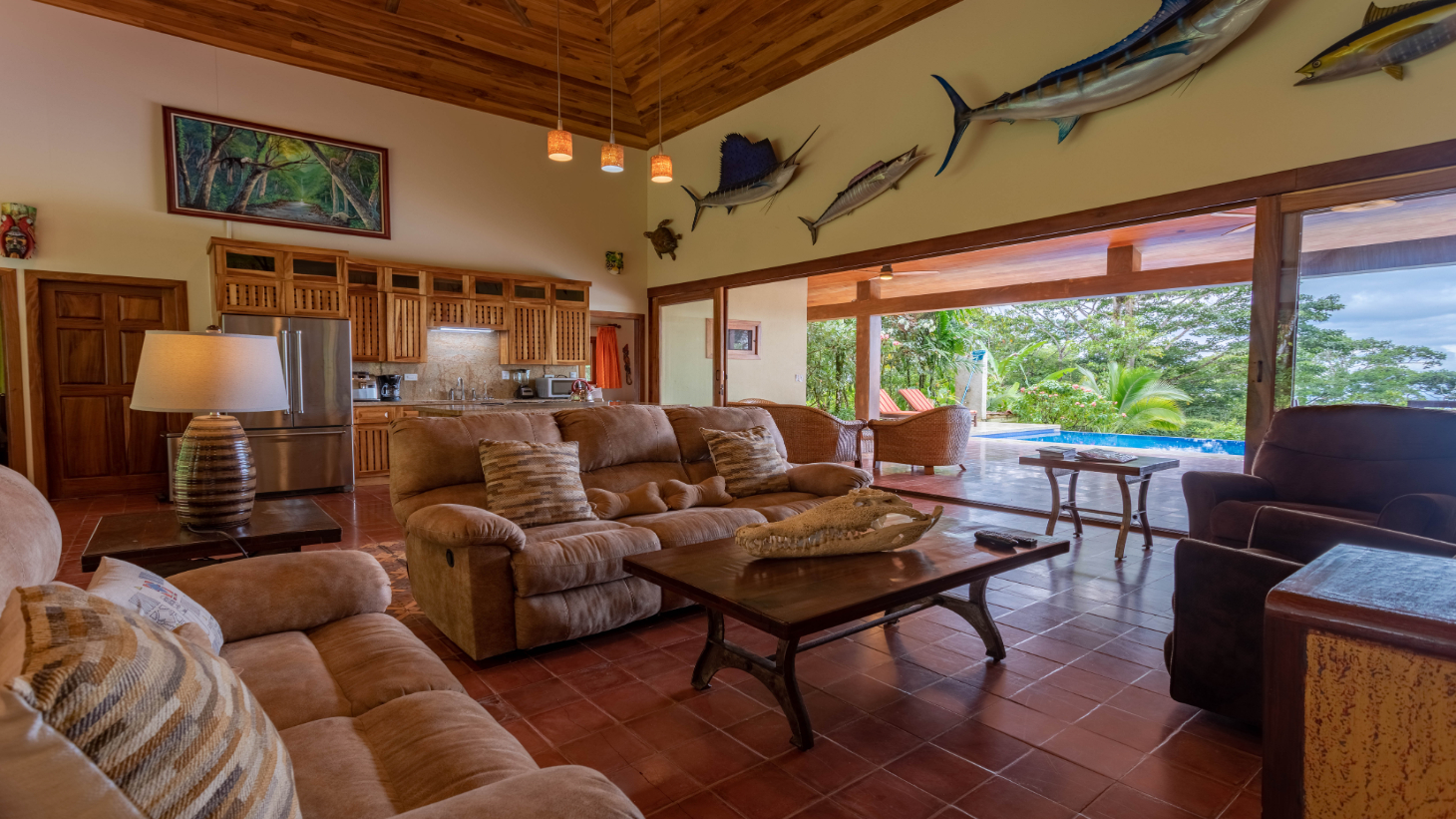 Ocean View Home with Rainforest setting in Escaleras of Dominical selected