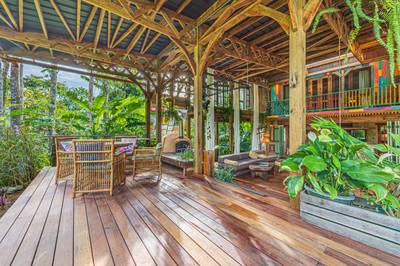 Artistic 3-Bedroom Home with Studio, Ocean Views, Pool & Guest House image 5