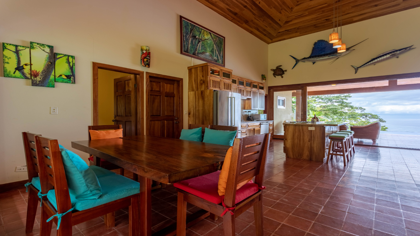 Ocean View Home with Rainforest setting in Escaleras of Dominical selected