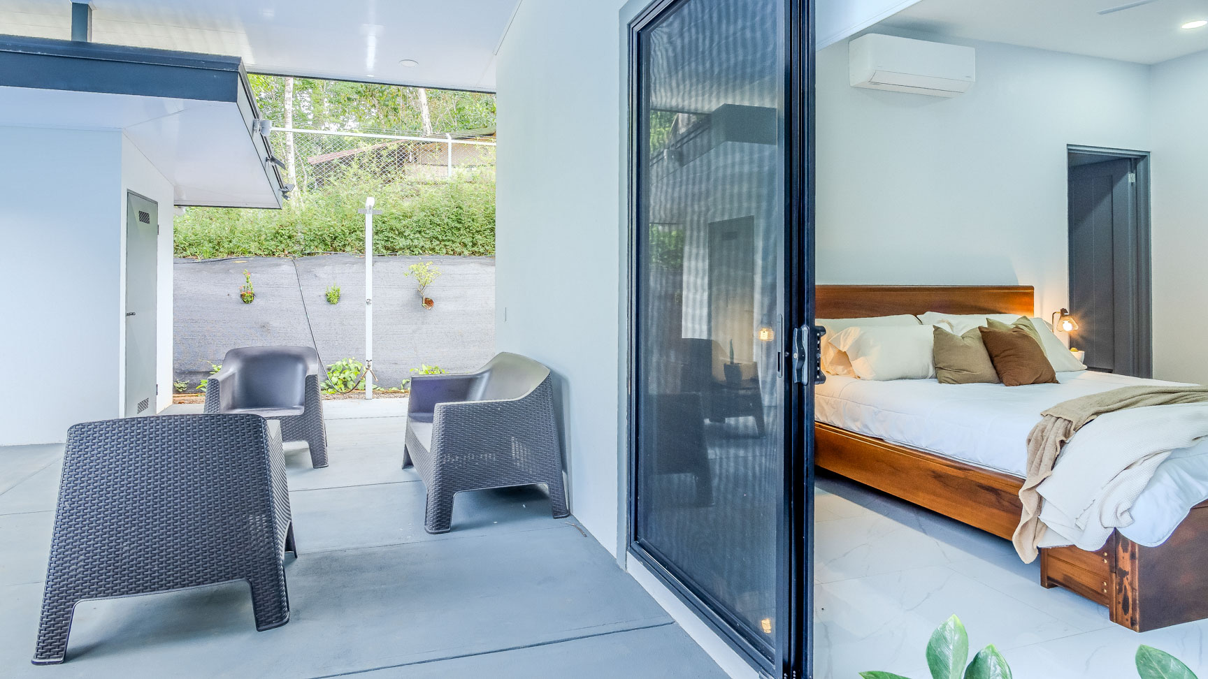 Jungle-Immersed Modern Retreat with Riverfront, Pool, and Expansion Potential in Cinco Ventanas selected