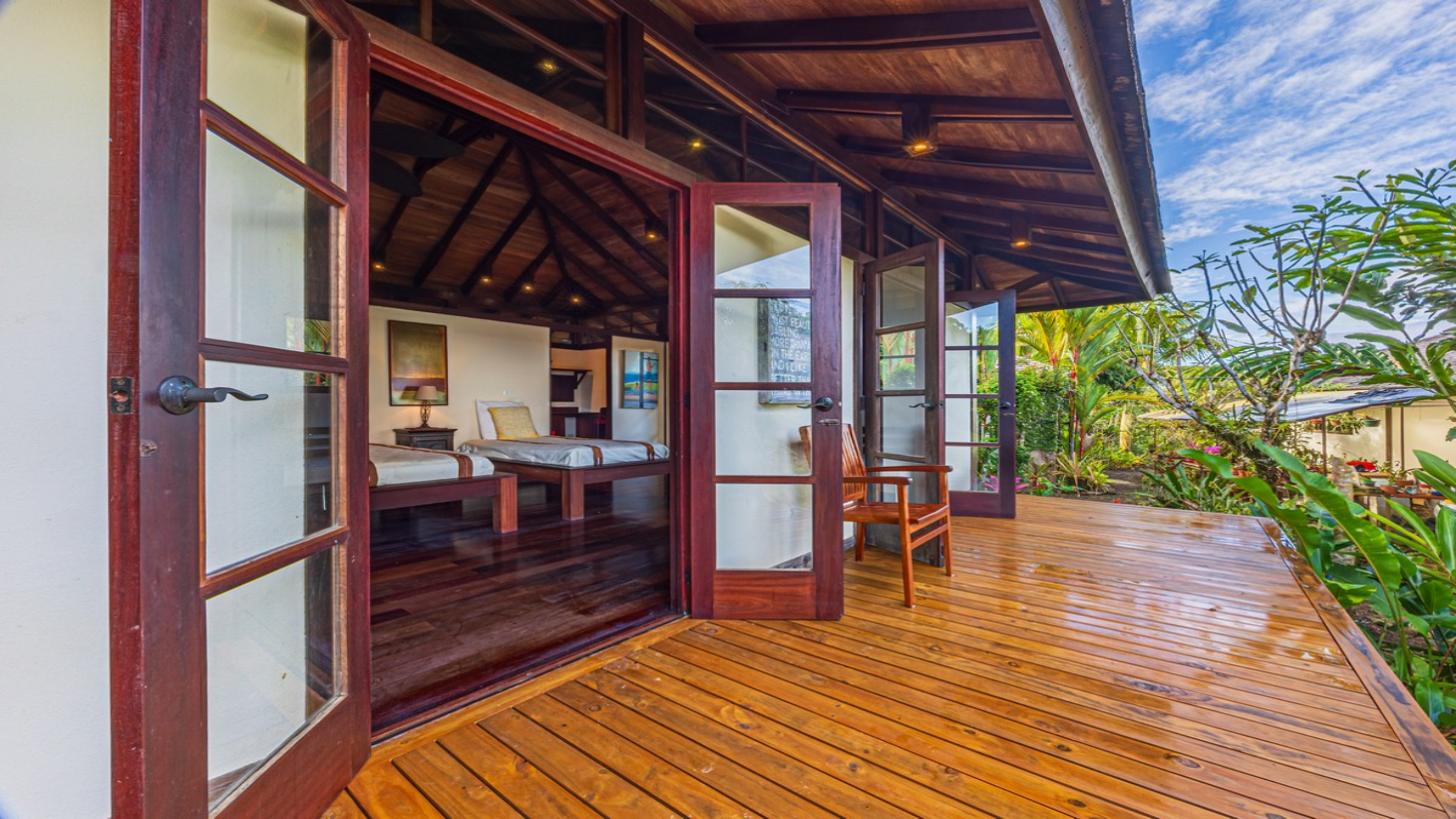 1.37 ACRES – 2 Bedroom Bali Style Home With Pool And THE BEST Ocean View  selected