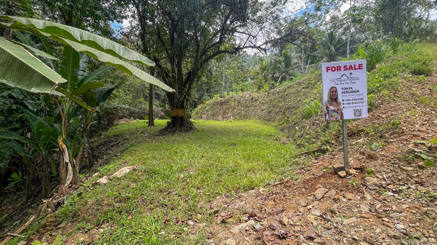 Land for Sale Near Ojochal, Costa Rica – Lot with Water & Electricity Near El Pavón Waterfall selected