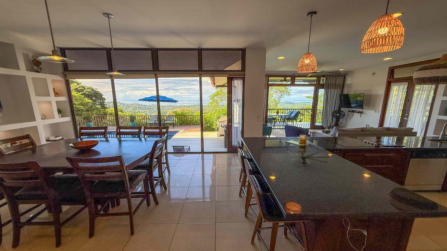 Panoramic Ocean View 4-Bedroom Home with Big Pool in Ojochal Costa Rica selected