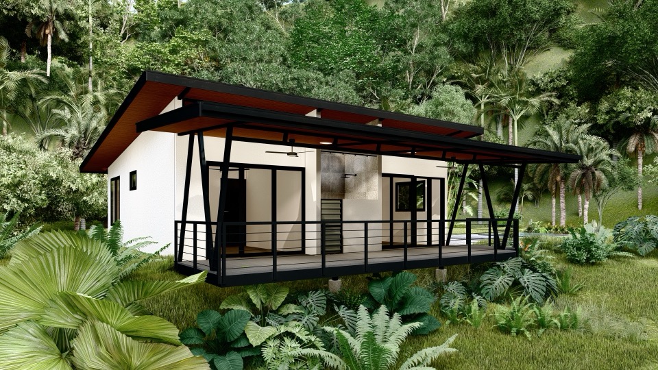 Brand New 2 Bedroom Home on Acreage Backing onto Jungle and Creek selected