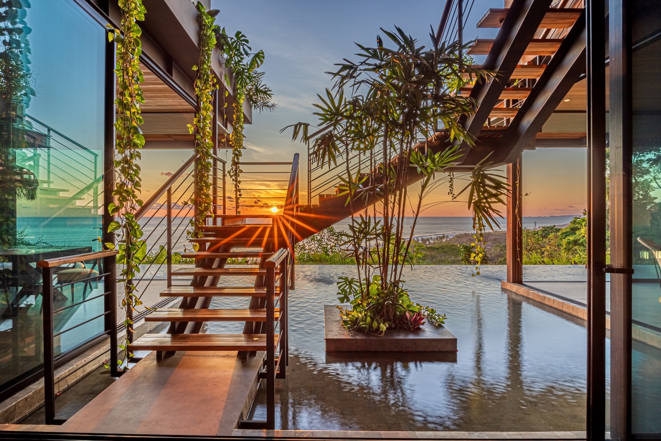 Architectural Masterpiece Overlooking the Waves of Dominical selected