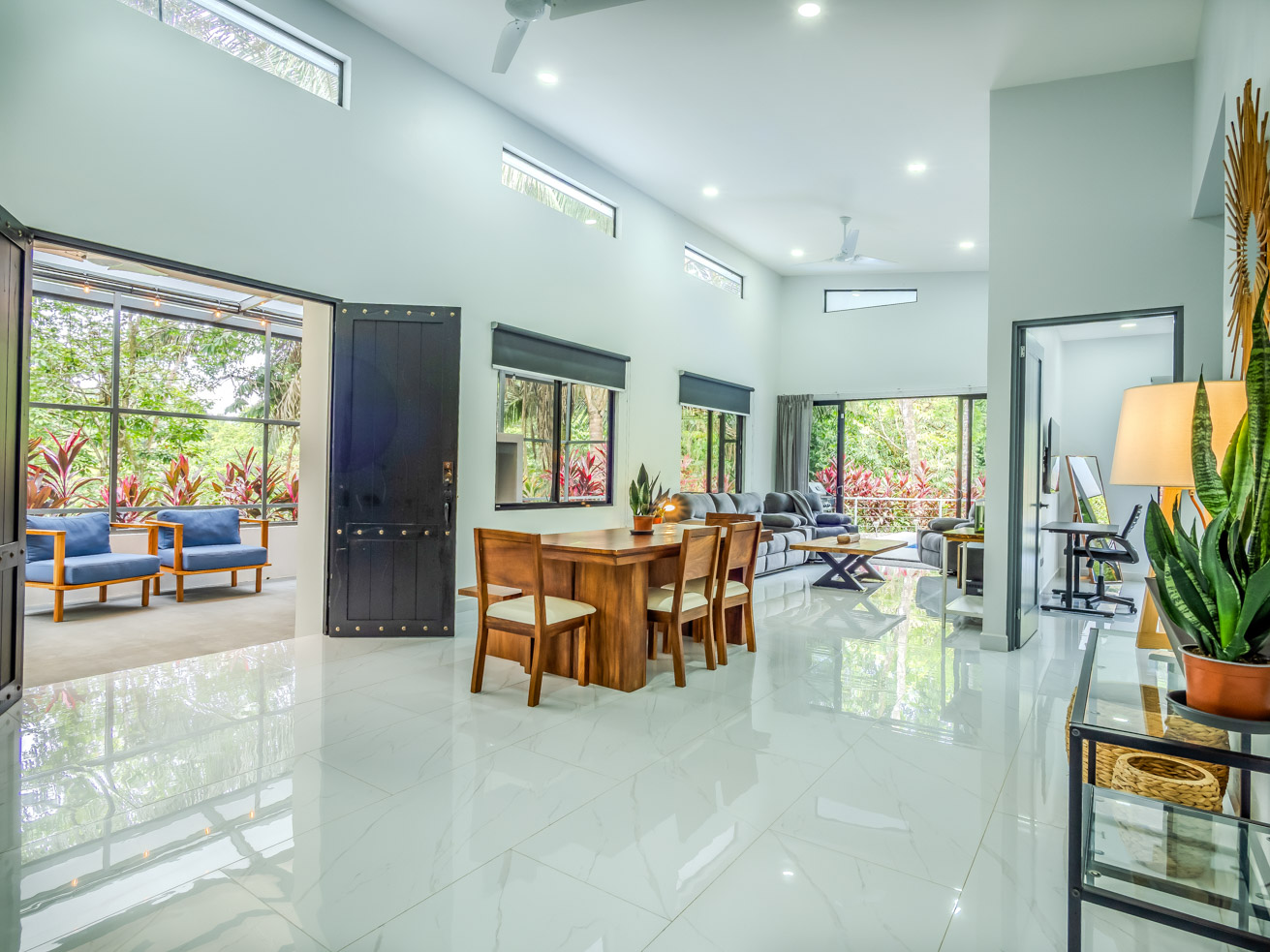 Jungle-Immersed Modern Retreat with Riverfront, Pool, and Expansion Potential in Cinco Ventanas selected