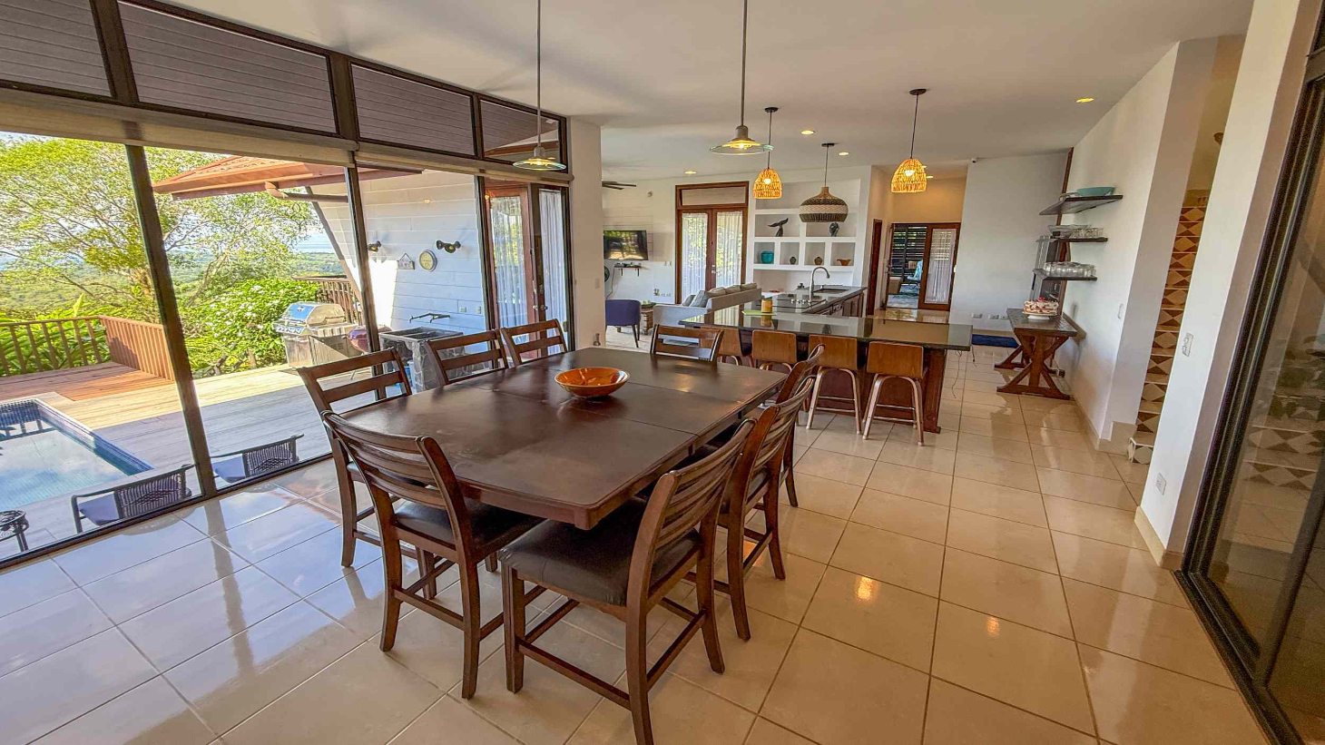 Panoramic Ocean View 4-Bedroom Home with Big Pool in Ojochal Costa Rica selected