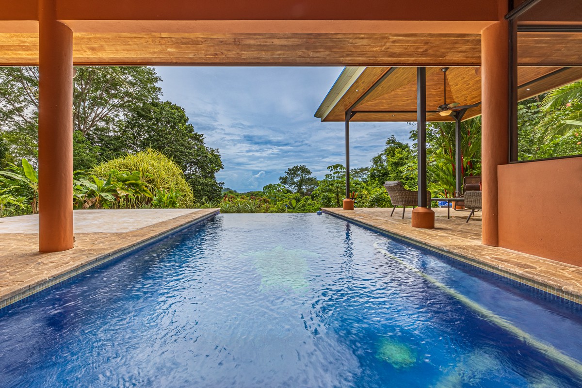 2-Bedroom Jungle Home with Window Ocean Views, Infinity Pool, and Strong Rental Potential in Matapalo selected