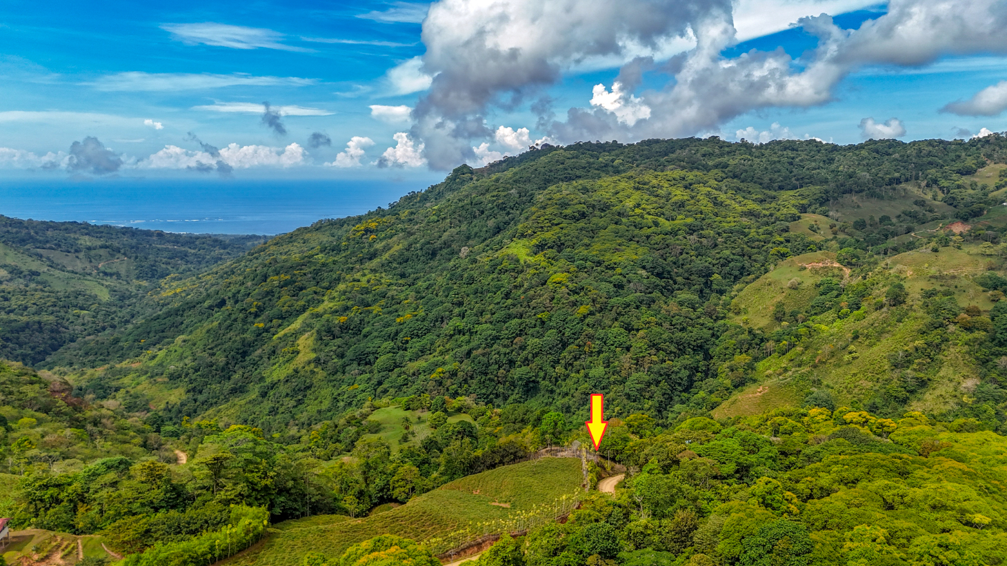 1.5 Acre Ocean & Mountain View Lot Near Uvita | Legal Water & Privacy selected