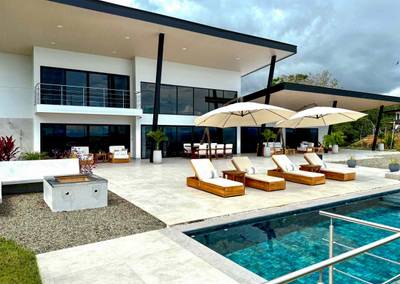 Brand New Modern Luxury 4-Bedroom Villa with Infinity Pool and Panoramic Ocean Views in Tawal image 1