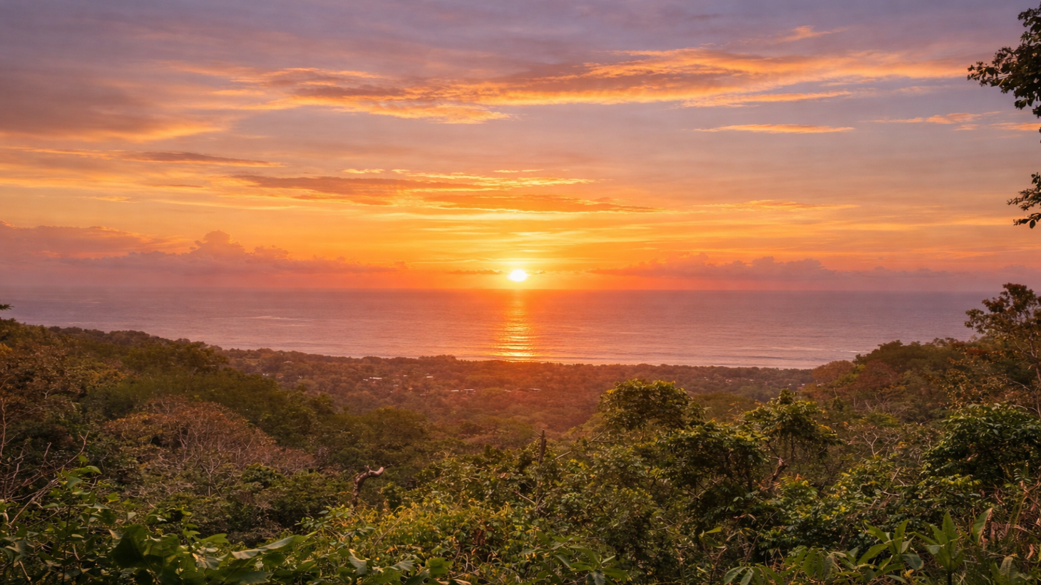 Ocean View Estate Lot with Private Waterfall – Uvita selected