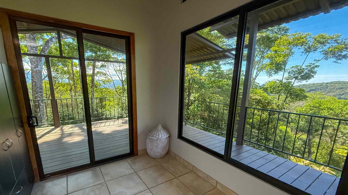 Totally Remodeled Coastal Jungle 2-Bedroom Sanctuary Home with Valley & Ocean Views in Lagunas above Dominical Costa Rica selected