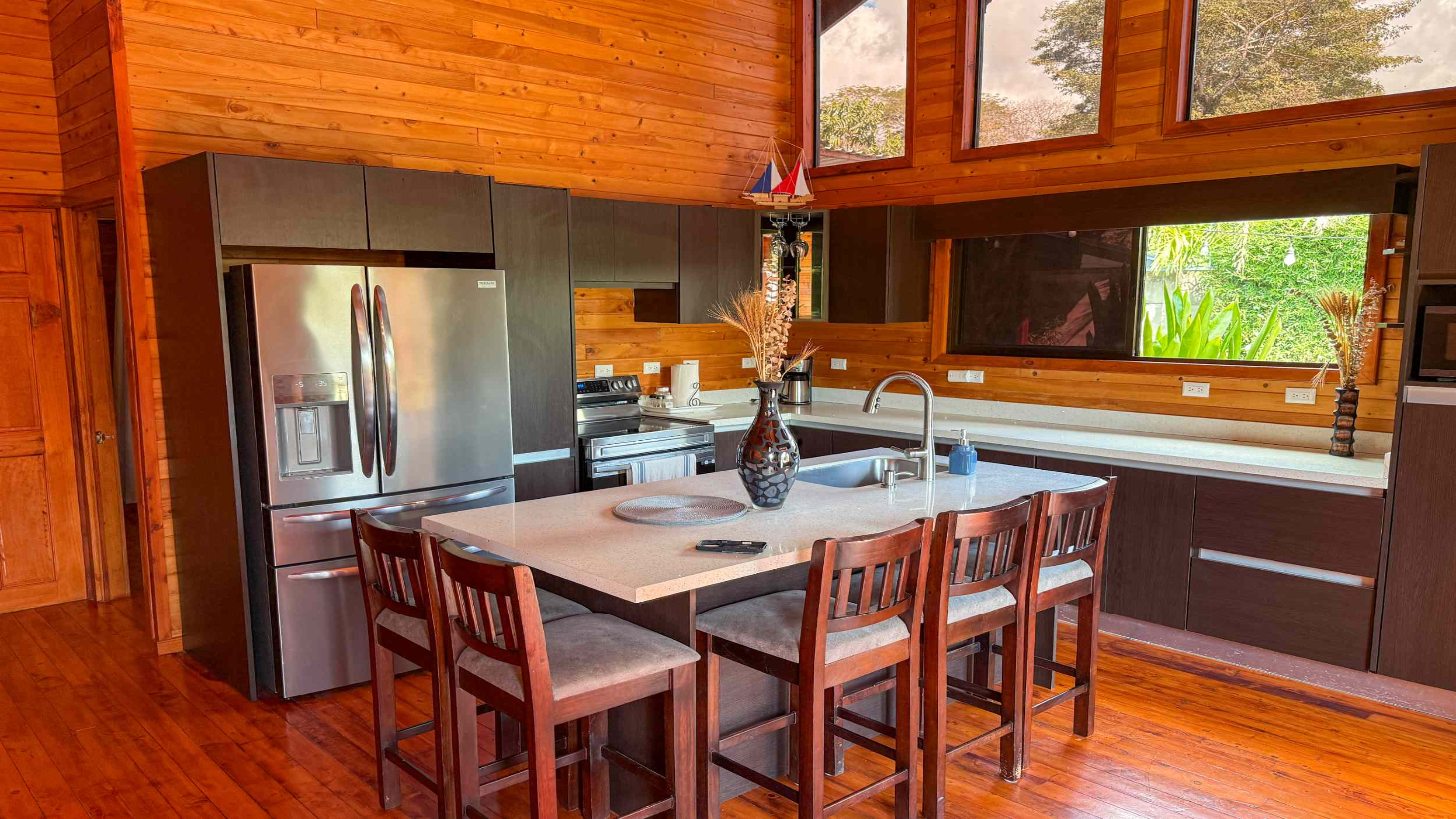 Unique Income Producing Home with 3-Bedrooms plus 1-Bedroom Cabin & Pool in Walk-to-Beach Location in Bahia near Uvita Costa Rica selected