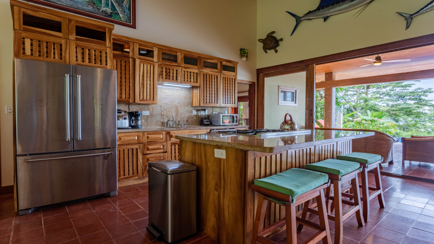 Ocean View Home with Rainforest setting in Escaleras of Dominical selected