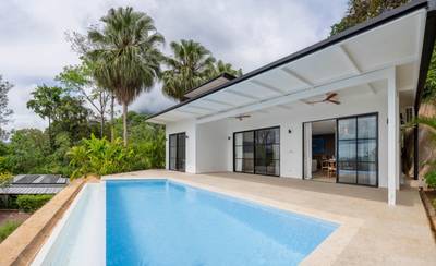 Ocean View Home with Infinity Pool, Solar System & Jungle Views in Ojochal image 1