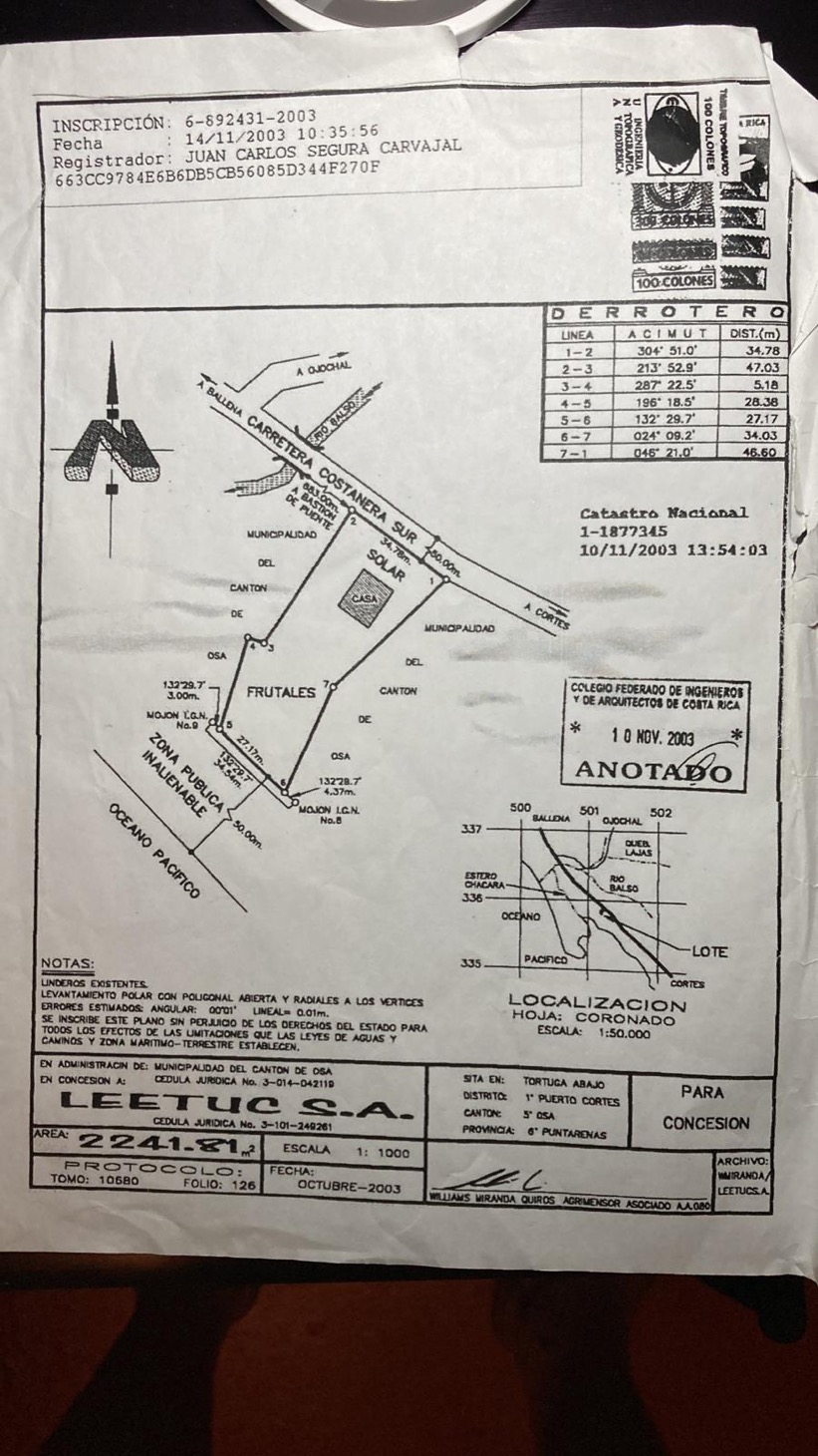 Highway Frontage Coastal Property with Residential & Business Potential selected