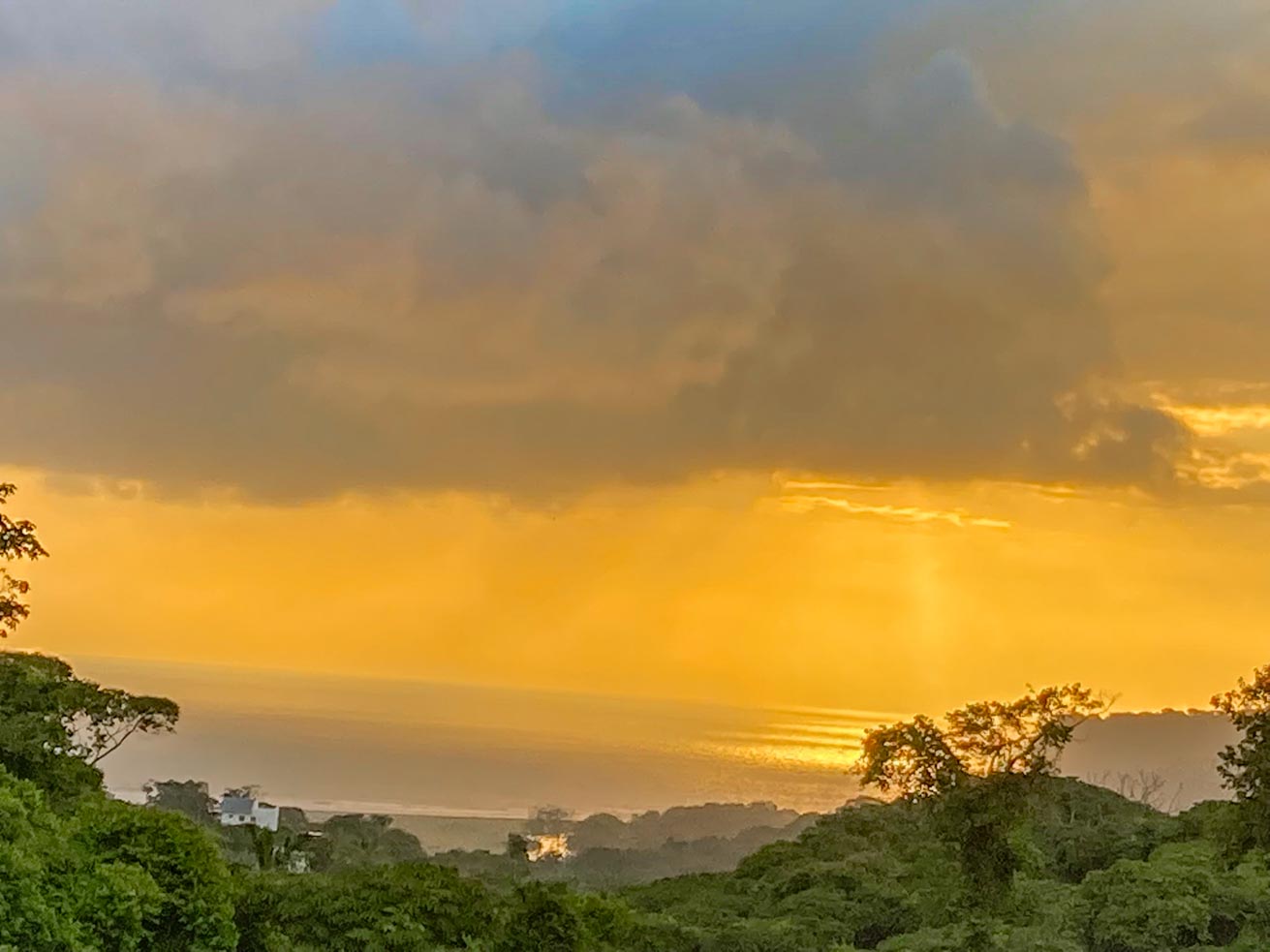 Ocean and Mountain View Retreat with Private River and Expansion Potential in Ojochal selected