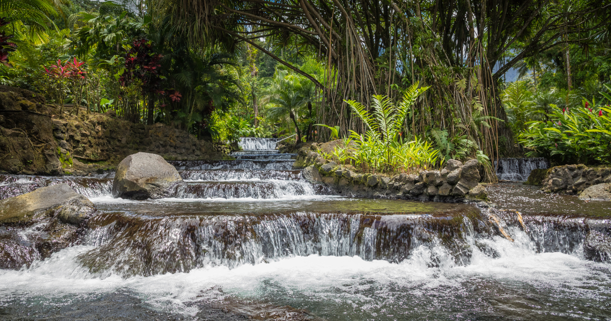 Thermal springs at Tabacon