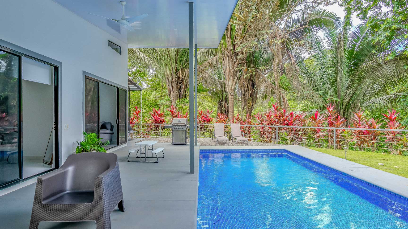 Jungle-Immersed Modern Retreat with Riverfront, Pool, and Expansion Potential in Cinco Ventanas selected