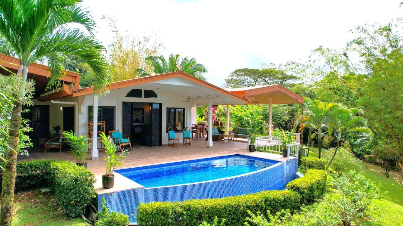 Charming 3 Bedroom Home with Lush Garden Acreage and Pocket Ocean View selected