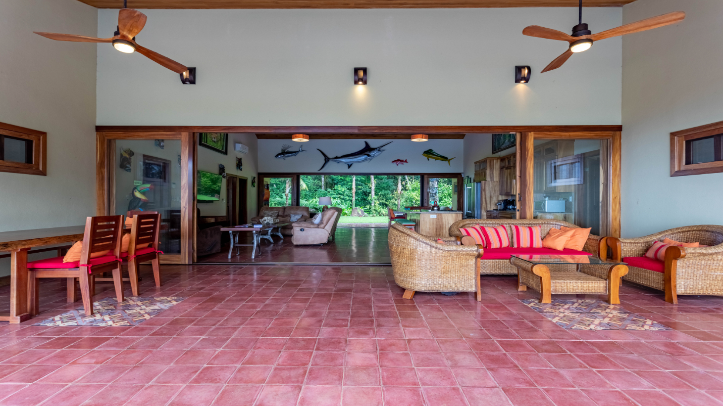 Ocean View Home with Rainforest setting in Escaleras of Dominical selected