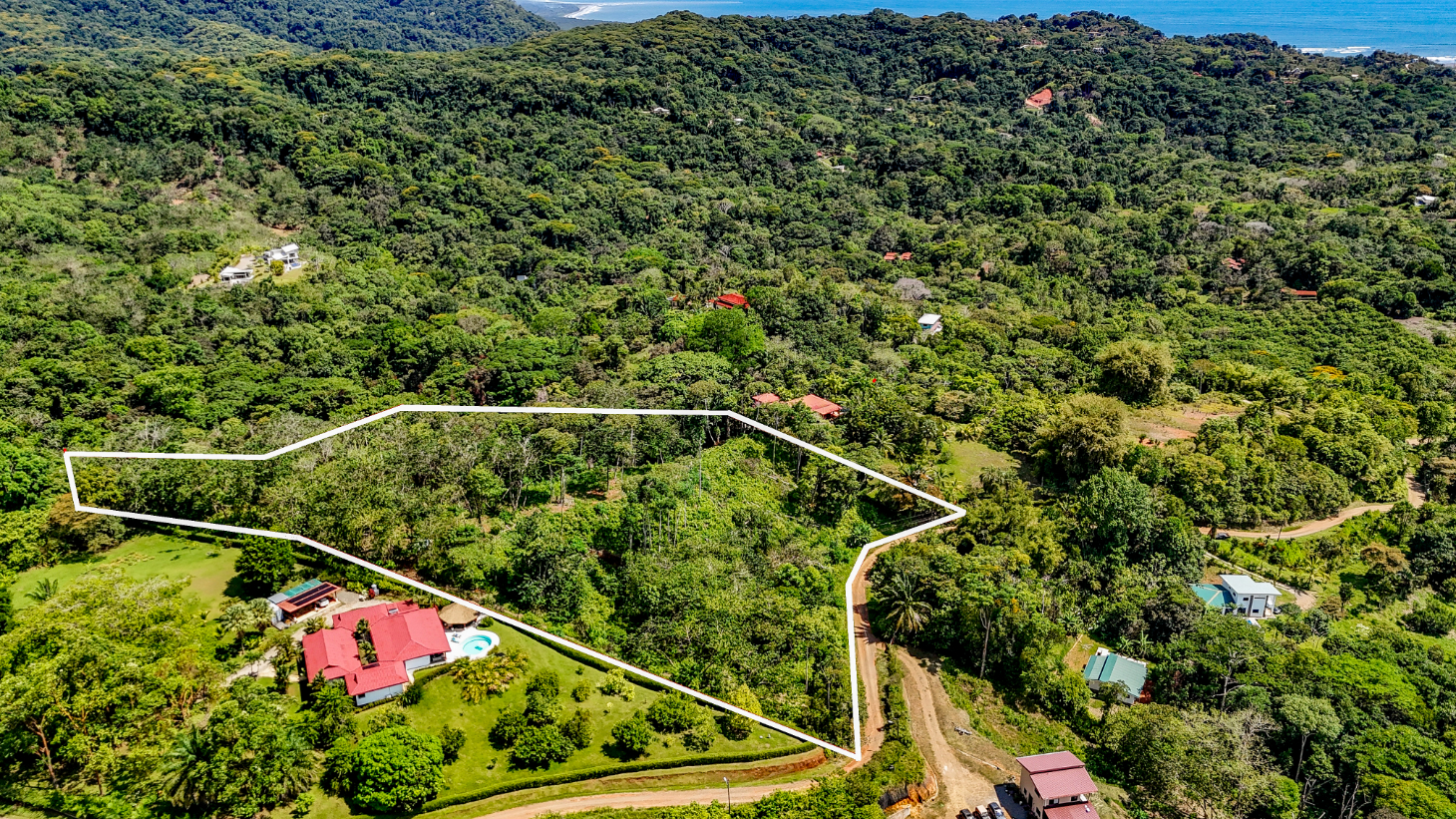 5.75 Acre Land for Sale in Ojochal | Ocean View Development Property selected