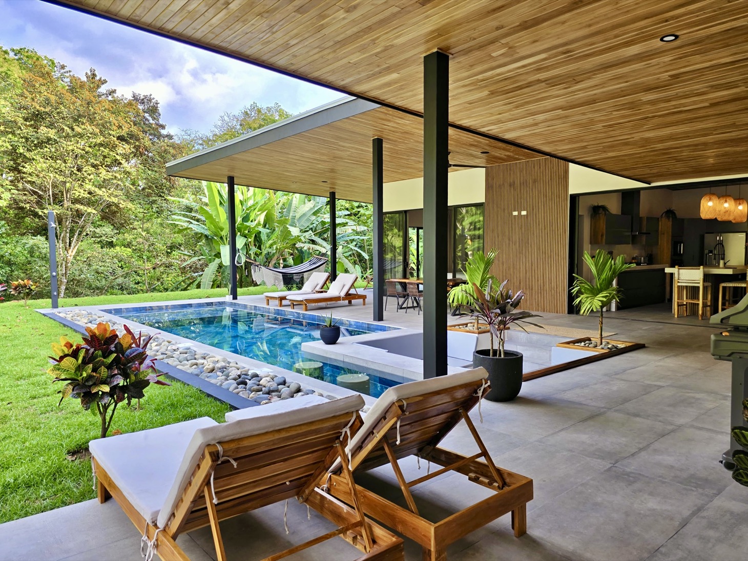 Stunning New Modern Home in Ojochal – Usable Lot Surrounded by Jungle and Creeks selected