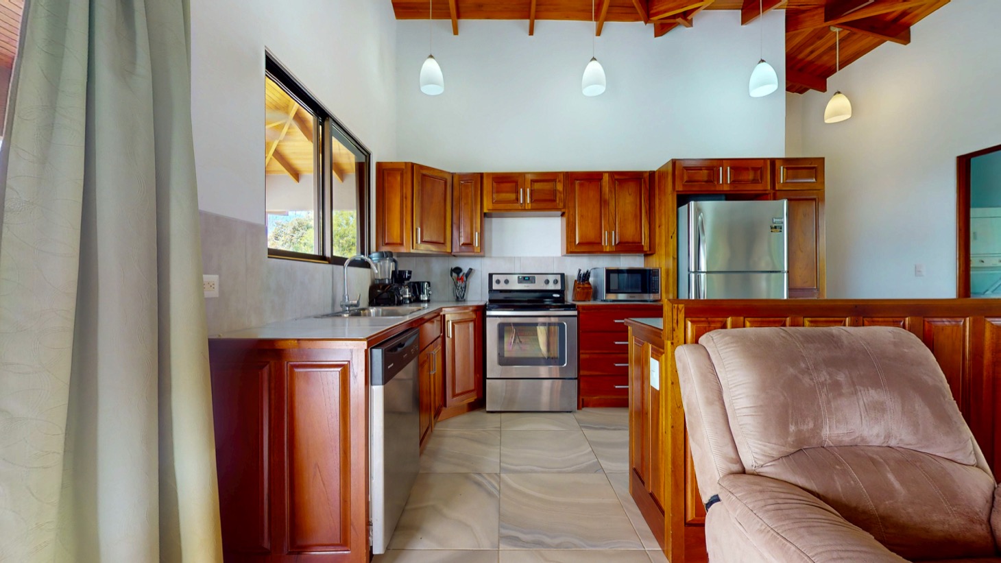 Ocean View Villa with Pool on acres in Costa Rica selected