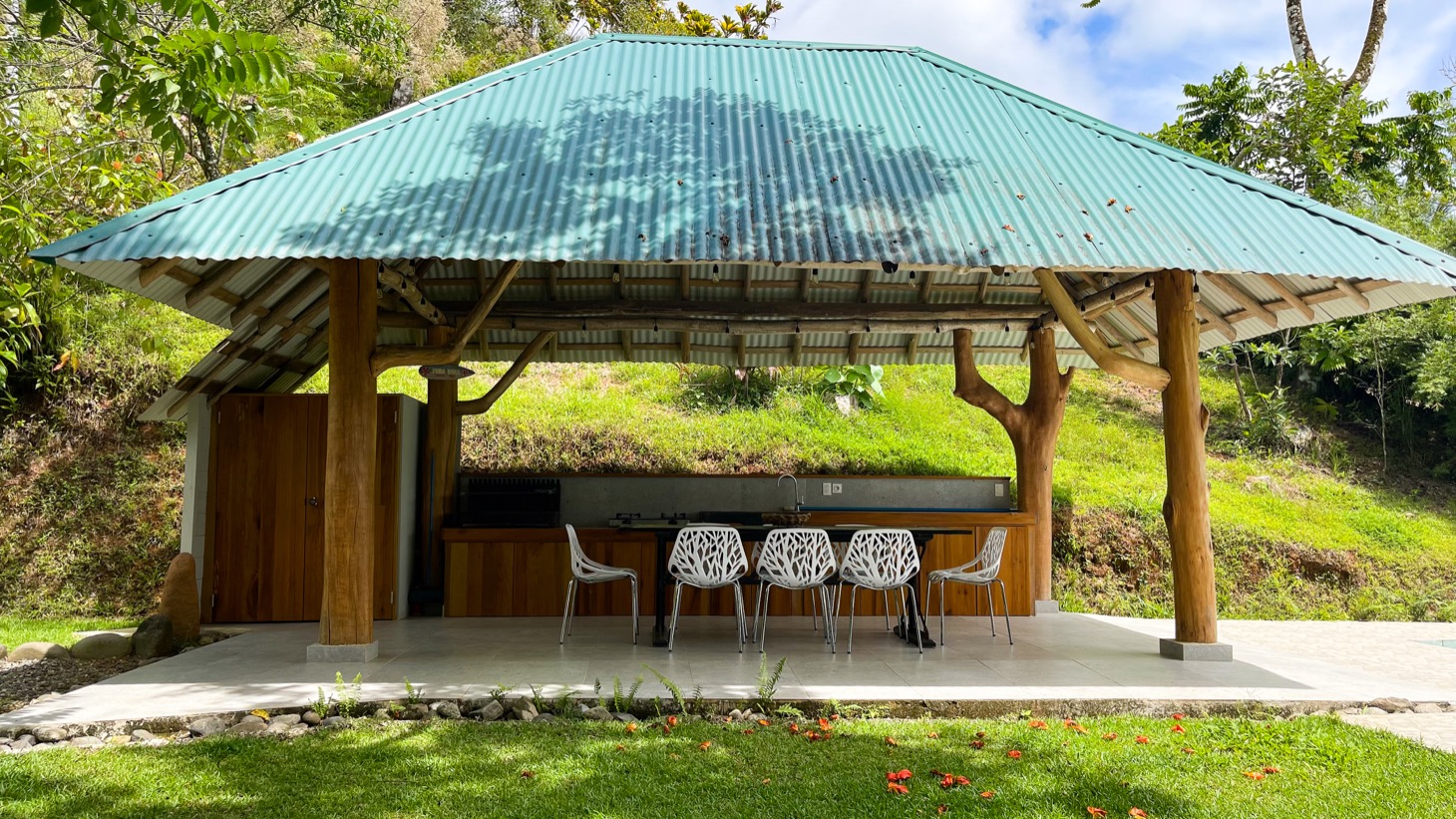 Luxury Ocean View Home with Chic Riverfront Cabins selected