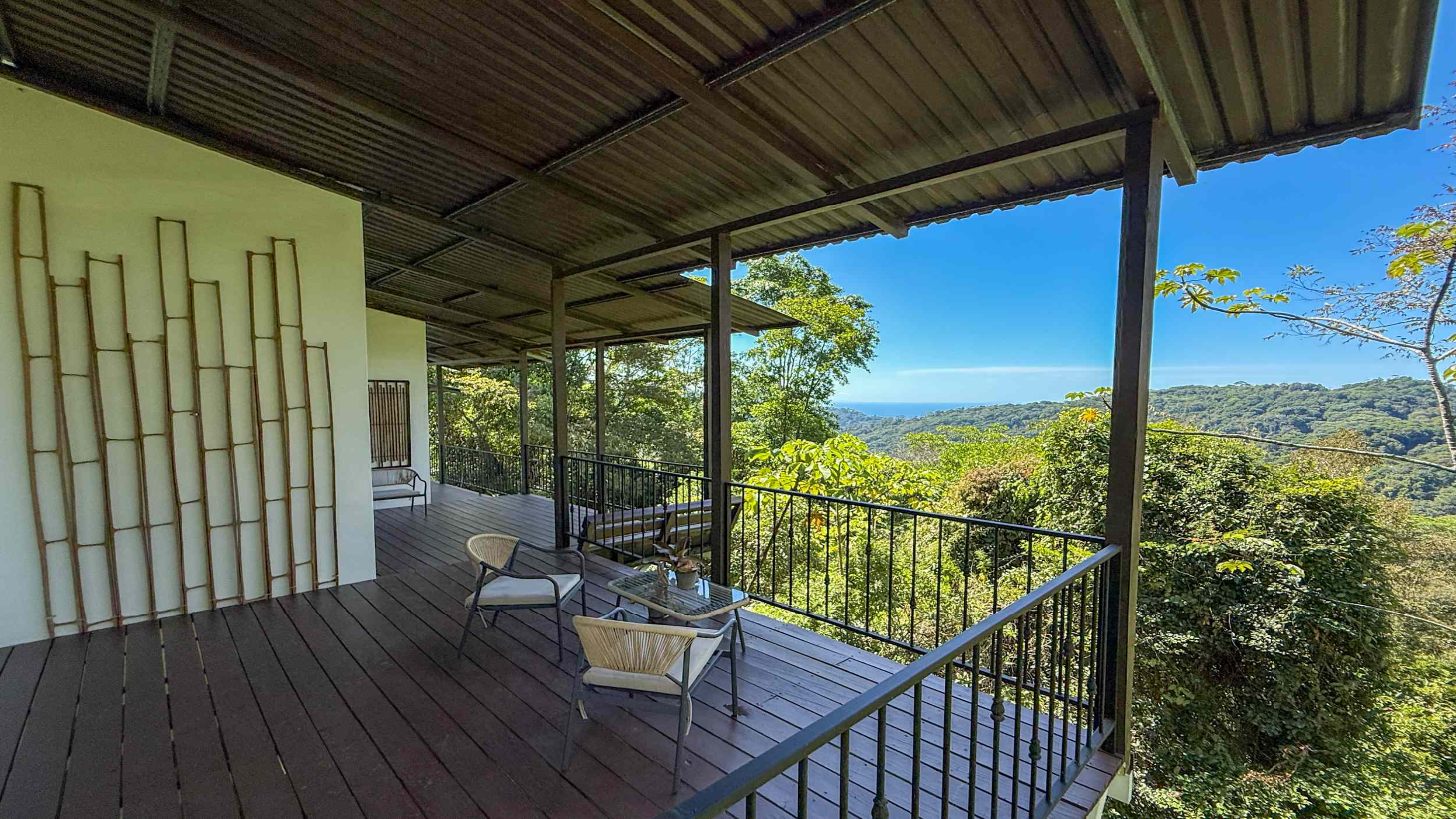 Totally Remodeled Coastal Jungle 2-Bedroom Sanctuary Home with Valley & Ocean Views in Lagunas above Dominical Costa Rica selected