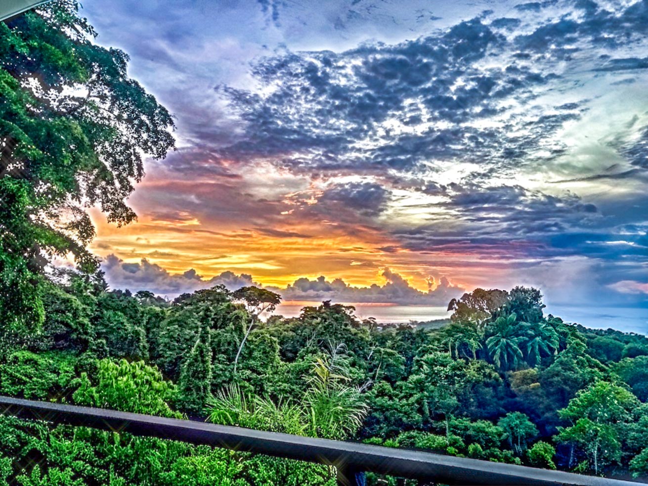 Ocean and Mountain View Retreat with Private River and Expansion Potential in Ojochal selected