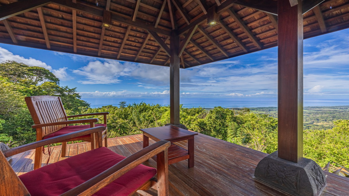 1.37 ACRES – 2 Bedroom Bali Style Home With Pool And THE BEST Ocean View  selected