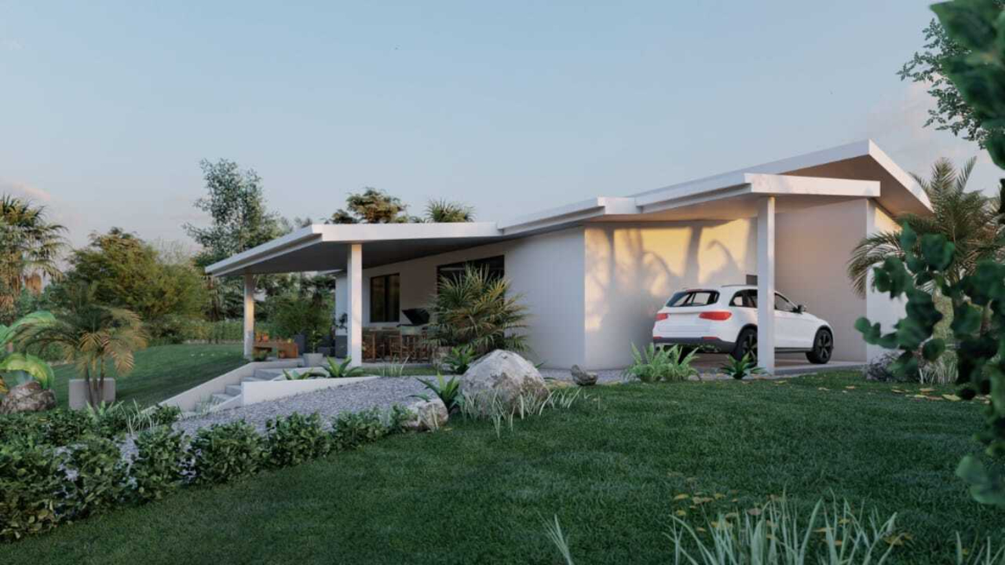 Unfinished Modern 3-Bedroom Villa Project in Ojochal, Phase 11 selected