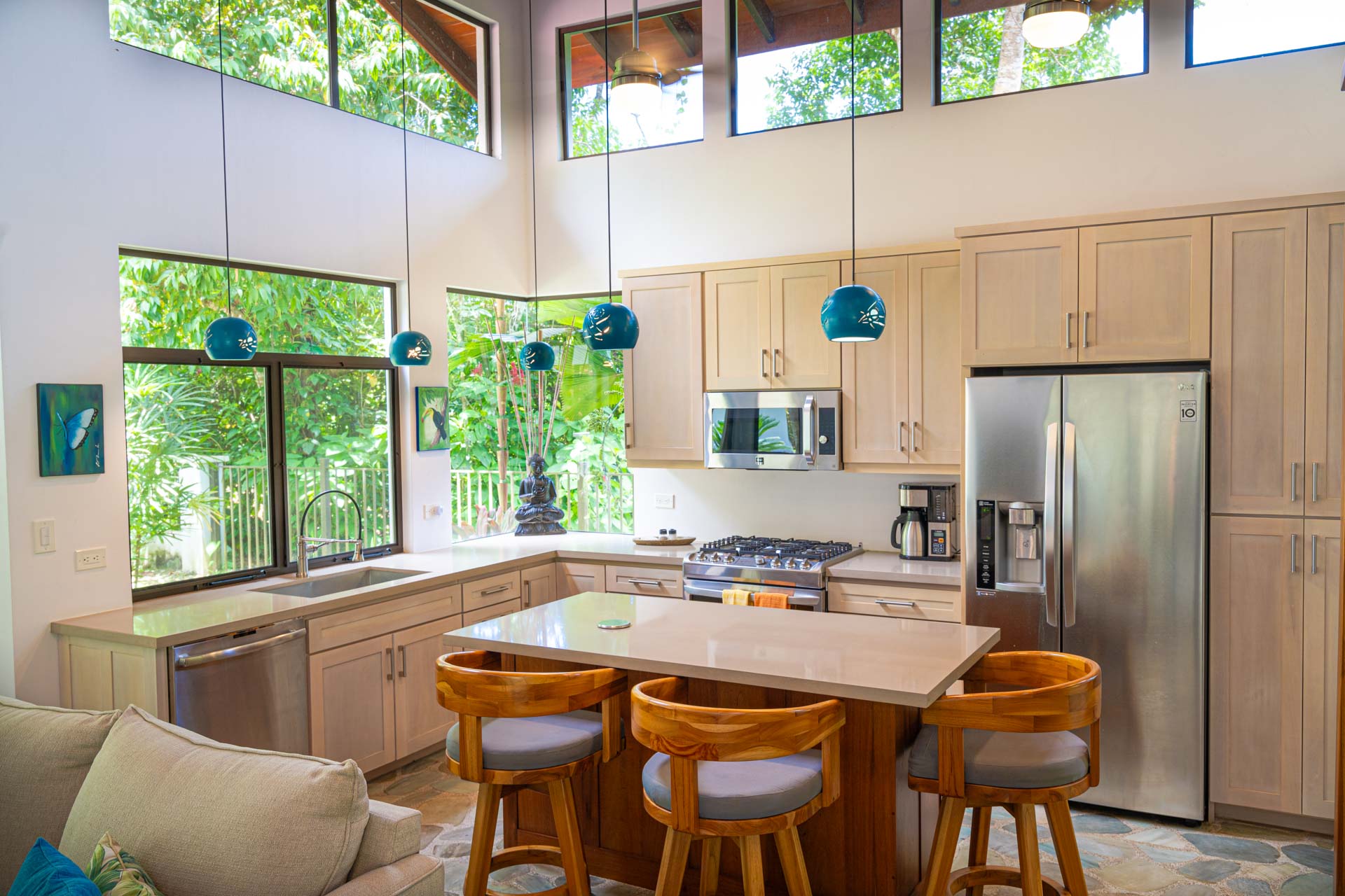 Luxury Waterfall-View Estate with Guest Casita in the Rainforest Hills of Dominical selected