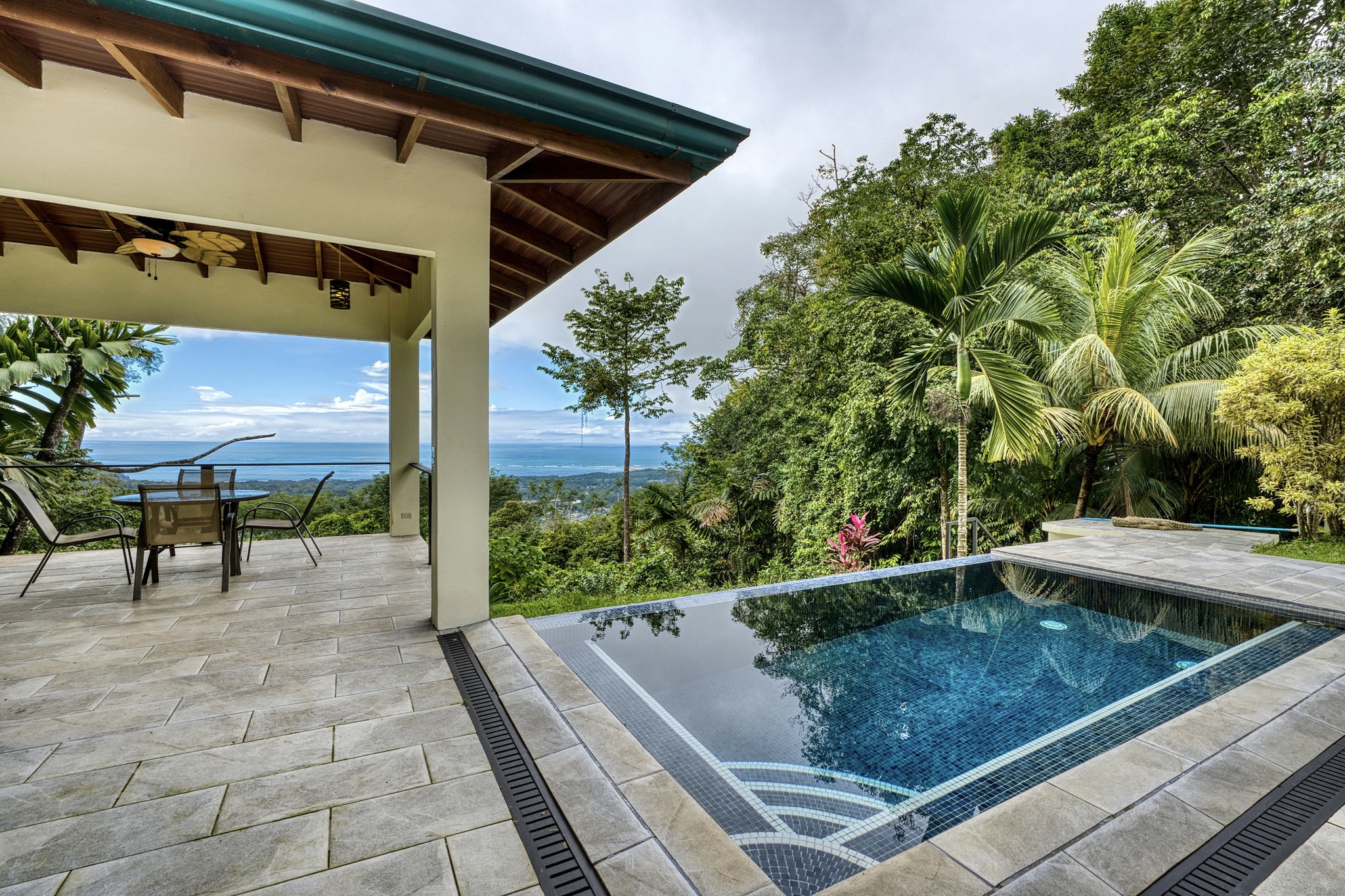 Wondrous Whale’s Tail Ocean View Home Above Uvita selected