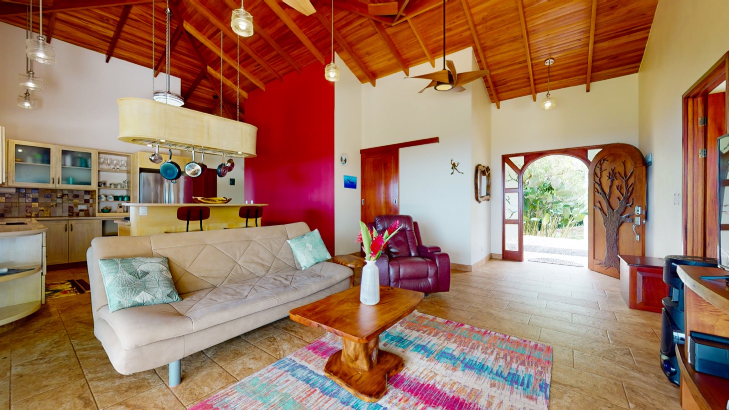 Ocean View home with Stunning Architectural Features in Tranquil Ojochal Hills selected